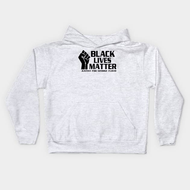 black lives matter Kids Hoodie by TomCage